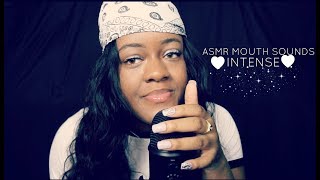 ASMR Fast Wet Mouth Sounds & Hand Movements (Sticky, Tongue Flipping..) | INTENSE ~