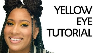 Yellow Eye Makeup Tutorial ft. Manny MUA's Lunar Beauty Life's A Drag Color Palette | Sephora