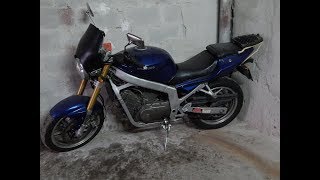 мотоцикл  Hyosung GT 250 Comet  завожу после года простоя в гараже
