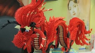 поделки из модулей дракон