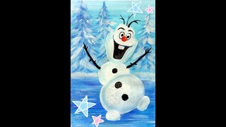 Как нарисовать Олафа. Холодное сердце.//Frozen. Olaf.