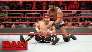 Sami Zayn vs. Jinder Mahal: Raw, April 3, 2017