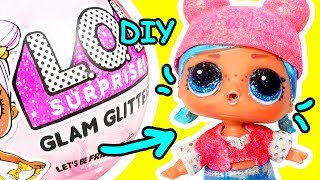 ?? Кастом КУКЛЫ lol GLAM GLITTER! НОВЫЕ куклы лол ГЛЭМ ГЛИТТЕР Своими руками! Джинни тойс DIY