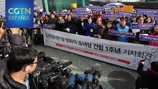 Manifestantes quieren que se elimine el acuerdo entre Seúl y Tokio sobre esclavas sexuales