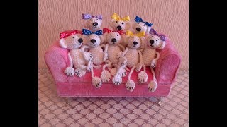 Игрушка мышка,вязание крючком амигуруми,как связать крючком игрушки амигуруми.