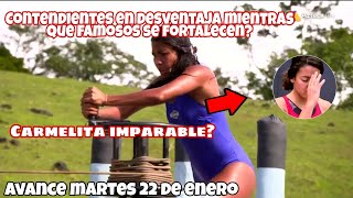 "FAMOSOS" CON VENTAJA? AVANCE MARTES 22 DE ENERO EXATLON MÉXICO