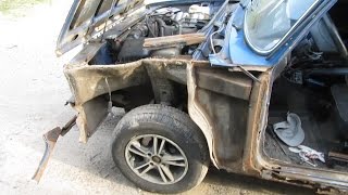 И СНОВА ЗДРАВСТВУЙТЕ! Кузовной ремонт Ваз 2107i ч 4, варим заплаты и усилитель порога