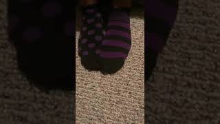 Teen girl feet up close