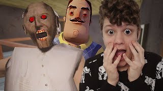 GRANNY INVADIU O HELLO NEIGHBOR! HELLO GRANNY