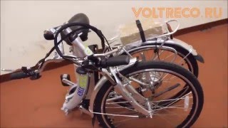 Электровелосипед Eltreco Vector складной Обзор Voltreco.ru 2016