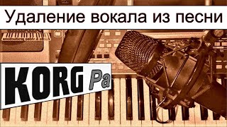 DJ и караоке функции~XDS секвенсоры KORG PA⭐Korg sinth voice remover~manual