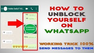 How to Unlock yourself From other Whatsapp Account