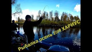 Рыбалка В ГЛУХОЙ ТАЙГЕ .Осень 2019. Хариус собирался на ямах.Рыбалка в КОМИ