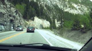 Revelstoke to Banff, British Columbia, Alberta, Canada