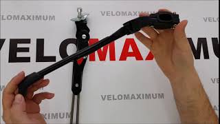 Обзор на велосипедные подножки алюминиевые DS  от магазина velomaximum.com.ua