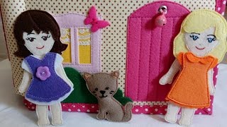Doll house/Кукольный дом 3 (г.Сухой Лог, Свердловская обл.)/Мягкая развивающая книжка/Quiet book/