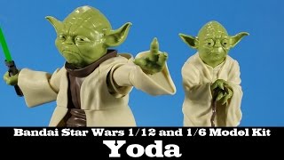 Bandai Star Wars Yoda Model Kit 1/12 and 1/6 Scale Review