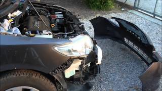 2007-2013 Toyota Corolla How To Remove/Replace the Front Bumper Αφαίρεση Μπροστινού Προφυλακτήρα