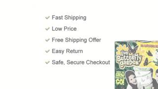 Insect Lore Live Butterfly Garden - Top Educational Kit For Kids