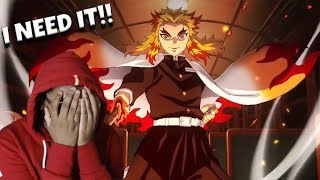 DEMON SLAYER: KIMETSU NO YAIBA MOVIE TRAILER REACTION!