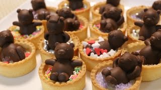 Bath Bear Chocolates タルトカップでお風呂チョコ型 クマ