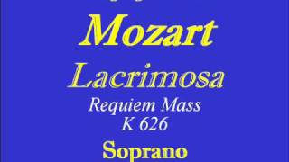 Lacrimosa-Mozart-Soprano