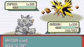 Pokemon Emerald Battle vs Frontier Leader Brandon