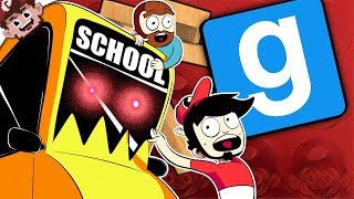 NANNER'S Bus RAMPAGE! | Human JENGA Survival!? (Garry's Mod: Mini Games Server)