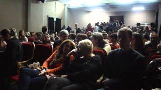 Зрительный зал в Доме Актера перед премьерой спектакля Ангел с усами (Новосибирск)