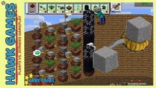 Plants vs Zombies Mod Minecraft Roof 9 [Melon-pult]