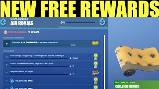 NEW Free Rewards IN Fortnite  - Air Royale Limited time Challenges & Rewards!