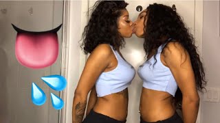 NO HANDS KISSING CHALLENGE (MUST WATCH)  ??