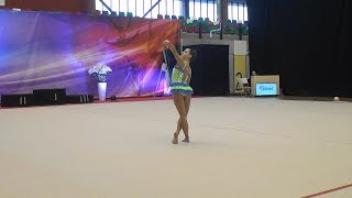 SEREBROVA Maria (SK Nord) - RG Juunioriklass Rope Final | EMV 2019