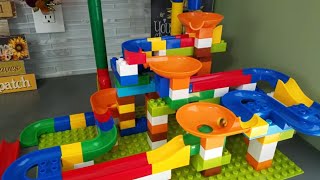 CRAZY 2 STORY Marble Run Race!