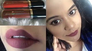 Chambor eXtreme Wear Transferproof Liquid lipstick | Swatches and Review
