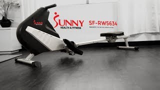 Sunny Health & Fitness SF-RW5634 Magnetic Rowing Machine