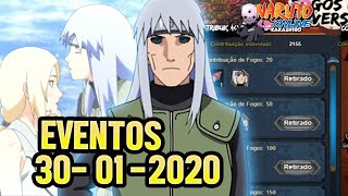 Atualização de Eventos 30/01/2020 - Dan Kato pra galera! | Naruto Online