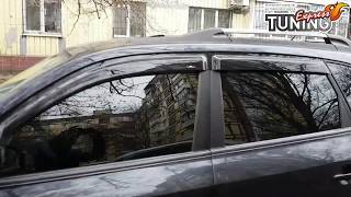 Ветровики окон Hyundai Tucson 1 JM / Дверные дефлекторы Хендай Туксон 1 / Тюнинг авто