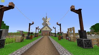 Let's Play Minecraft - Ветряк для фермы - CrossWorlds #7