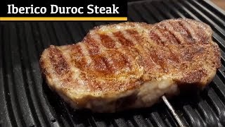 Iberico Duroc Steak im Tefal OptiGrill