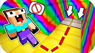 НУБ ЗАТРОЛЛЕН НЕВИДИМЫМ ПРО Майнкрафт, но Радужный Лабиринт Ловушка ! ТРОЛЛИНГ НУБИКА