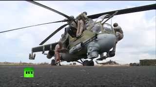 ВКС РФ Сирия Латакия! Боевые вертолеты России совершают вылеты Новости 2015