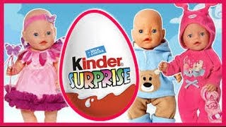 Куклы Пупсы БЕБИ БОРН. Baby Born. Киндер Сюрприз. Kinder Surprise. Реборн