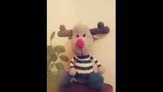 Вяжем игрушку крючком - Северного Оленя, 1 часть!