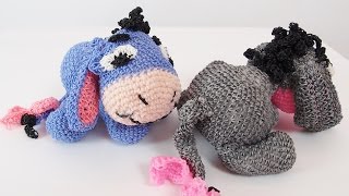Eeyore Rainbow Loom Bands Amigurumi Loomigurumi Hook Only Tutorial Part 1 of 3