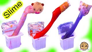 Slime Dippers - Color Changing Scented Num Noms with Shopkins Shoppies - Toy Video