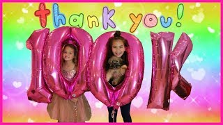 100.000 SUBSCRIBERS " WE DID IT " THANK YOU " SISTER FOREVER