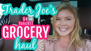 TRADER JOE'S $20 WEEKLY LUNCH GROCERY HAUL | HOW I EAT LUNCH FOR $4 PER DAY AT MY 9 TO 5!!!