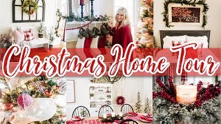 NEW! CHRISTMAS HOME TOUR 2019 ? FARMHOUSE CHRISTMAS DECOR IDEAS | Holiday Home Tour