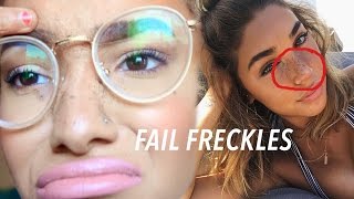 TESTING CHANTEL JEFFRIES' FAUX FRECKLES!!!!